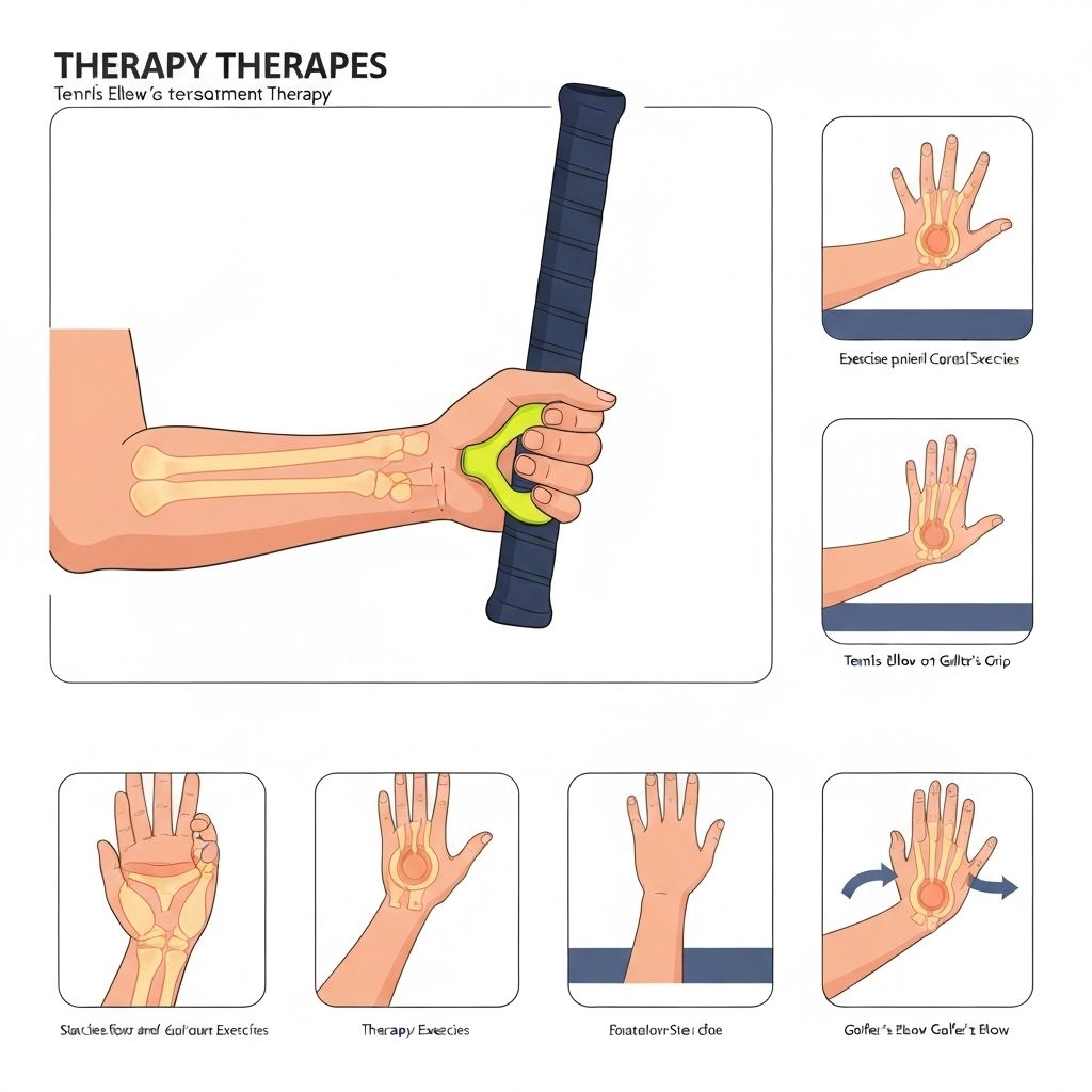 Tennis elbow and golfer's elbow treatment
